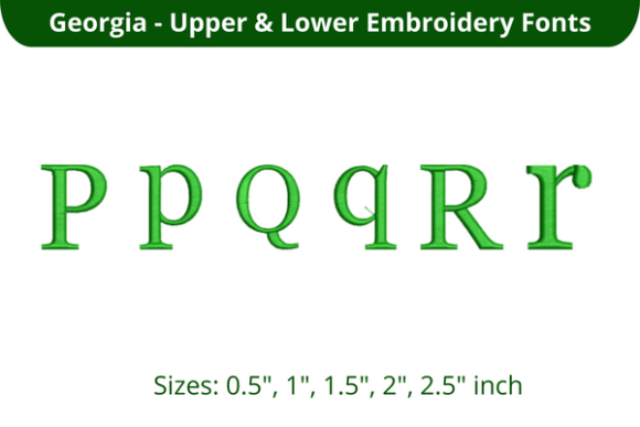 Georgia Font PQR: Seasonal Embroidery Review