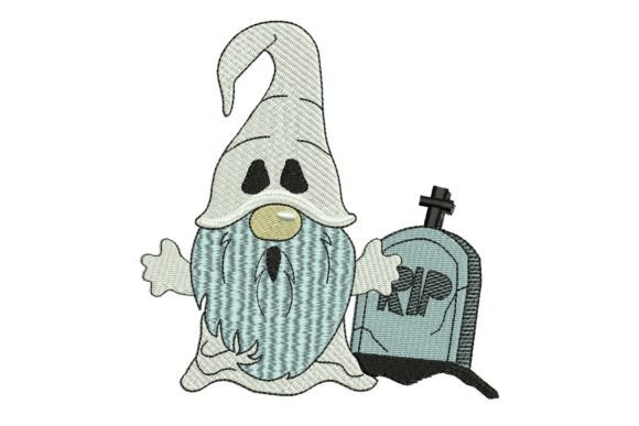 Ghost Gnome: A Halloween Embroidery Review