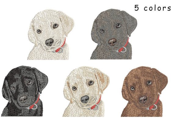 Labrador Retriever Puppy Embroidery